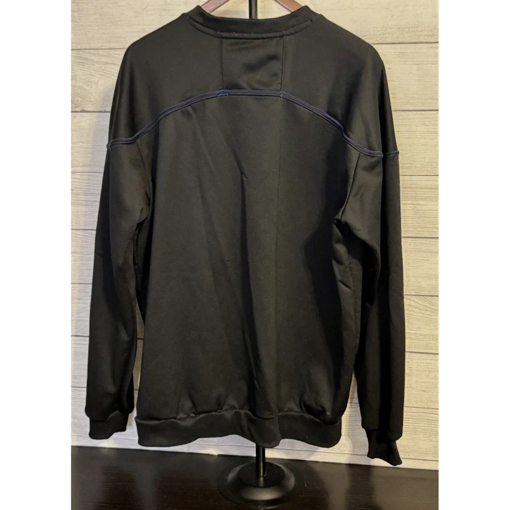 Adidas Men's Kansas Jayhawks Crewneck Sweatshirt Size LT Black NCAA
